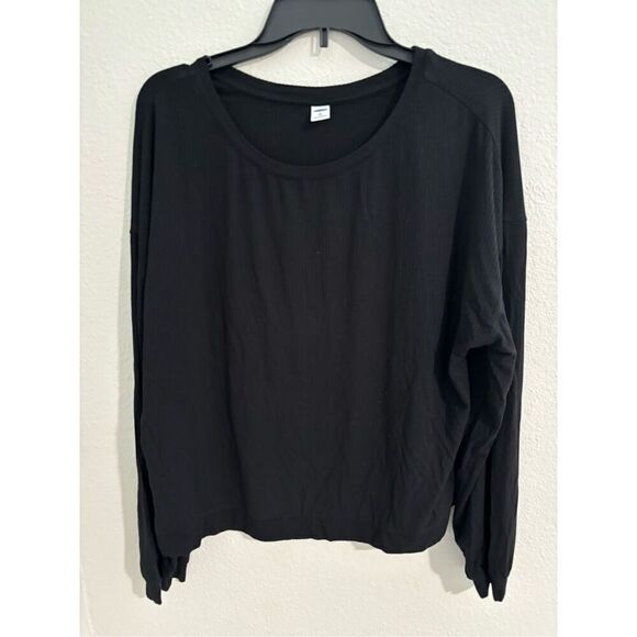 ❤️Old Navy Ribbed Long Sleeve Shirt MedT - Picture 1 of 7